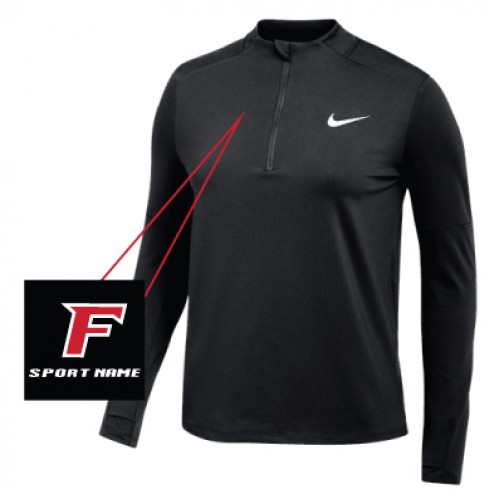 Nike Women's Dri-Fit Element 1/2 Zip (Black)